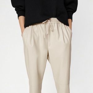 Brand New Leather joggers